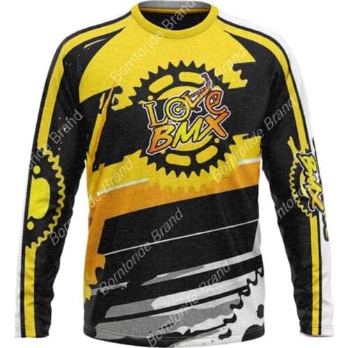 2021 NEW Motorcycle Jerseys Moto XC Motorcycle GP Mountain Bike FOR Motocross Jersey XC BMX DH MTB T Shirt Clothes BORNTORIDE