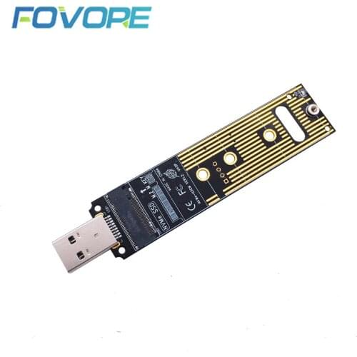 M.2 NVME SSD to USB 3.1 Adapter PCI-E to USB A 3.0 Internal Converter Card 10Gbps M2 USB3.1 Gen 2 for Samsung 970 960/For Intel