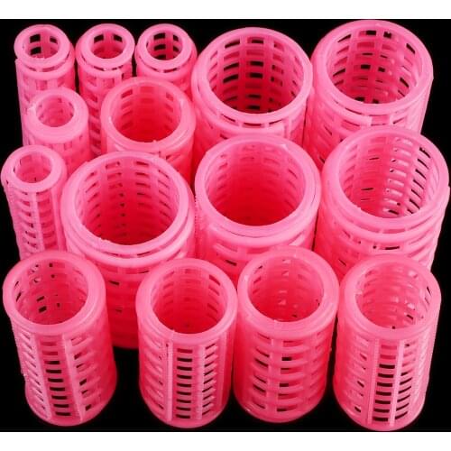 Monja 6/10/15pcs/Set Hair Curler Roller Large Grip Clips Curlers Hairdressing DIY Hair Styling Beauty Tools