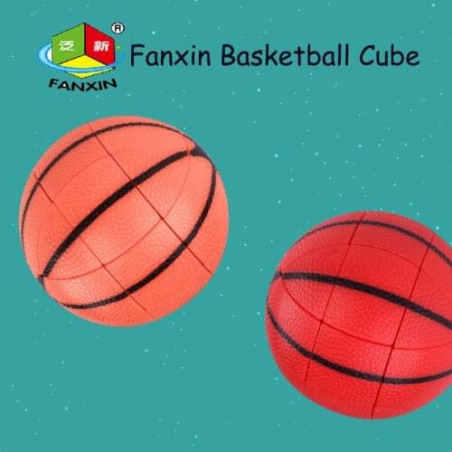Fanxin Basketball 3x3 Puzzle Magic Cube Speed Cubes Ball Toys 3x3x3 Brain Training Funny Children Gifts