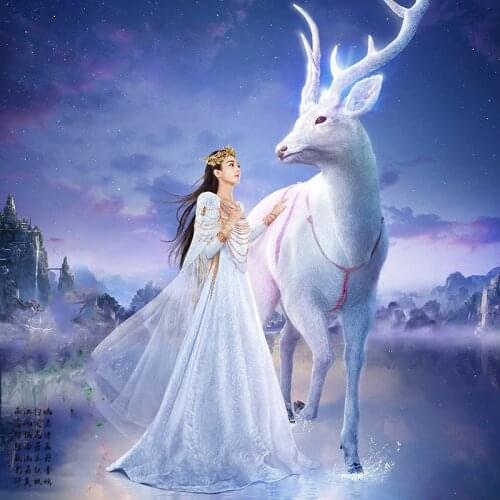 Movie The Monkey King 3 Zhao LiYing Woman King Womens Hanfu Costume Fairy Costume TV Play Stage Performance Hanfu