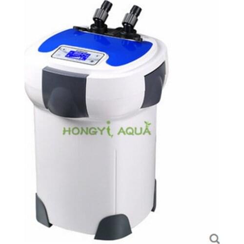 1 piece plastic HW3000 aquarium fish tank external filter bucket frequency adjustable oil removal filter LCD Display 4-Stage