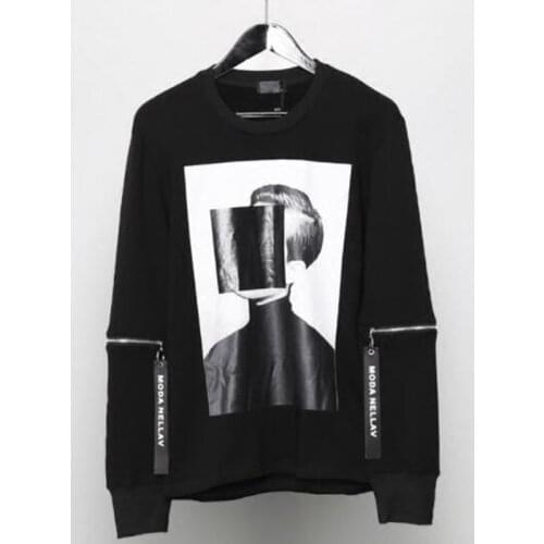 Owen seak Men T Shirt 100%Cotton High Street Style Mens Clothing Oversize Tops Tees Spring Women Tees Black T Shirt