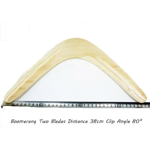 Gymnastics 38cm New Funny Kids Toys Handmade Wooden Boomerang Classic V Shape Flying Saucer Child Outdoor Sports Game Toy 2021