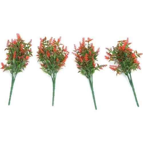 Artificial Lavender Vivid Fake Flowers for Office for Home for Walkway for Wedding for Dining Table for Coffee Shop