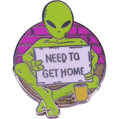I NEED Space Pin Badge