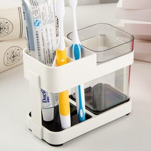 Creative bathroom toothbrush holder removable toilet two toothbrush box teeth travel portable single toothbrush holder