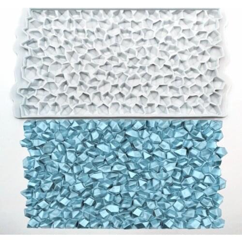 Cool Diamond Sugar Mold Silicone Baking Accessories 3D DIY Sugar Craft Chocolate Cutter Mould Fondant Cake Decorating Tool