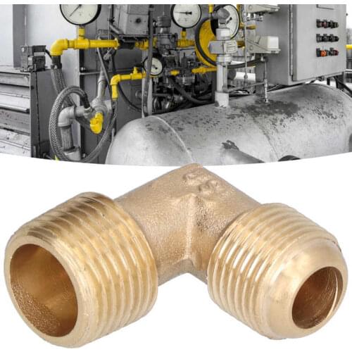 1100W 1500W Air Compressor Elbow Brass 90 Degree Male Pipe To Female Pipe Connect Fittings Accessories