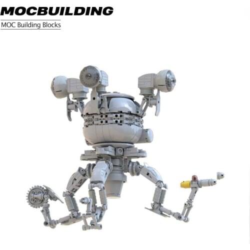 MOC Mr. handy radiation puzzle assembly building block model series modular robot DIY set childrens toys gifts