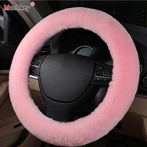 Fashion Classic Car Interior Accessories 35-42cm Winter Wool Fluffy Warm Tear-Rresistant Wear-Resistant Protective Cover