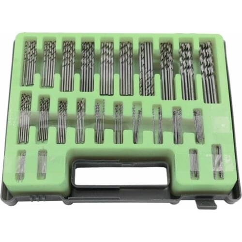 150pcs 0.4mm-3.2mm HSS Micro Bit Twist Drill Set Mini HSS Drill Precision With Plastic Case
