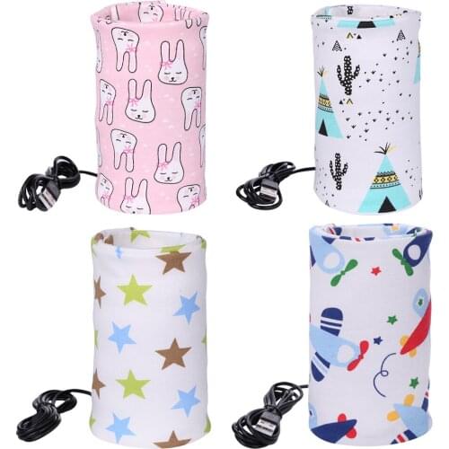 5V Baby Feeding Milk Bottle Warmer Mummy Insulation Bag Travel Carriage Storage Bag Outdoor Insulated Baby Bottle 28x13cm