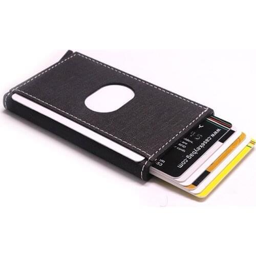 Bycobecy New Arrivals Smart Wallet Business Single Card Holder Rfid Wallet Aluminum Metal Credit Business Mini Card Wallet Men