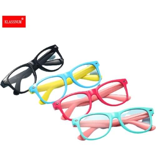 1PCs Anti Blue Light Kids Glasses Children Square Optical Frame Eyewear Boy Girls Square Computer Transparent Eyeglasses UV400