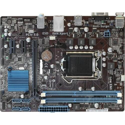 ASUS H61M-E original motherboard DDR3 LGA 1155 USB2.0 for I3 I5 I7 CPU 16GB H61 USED Desktop motherboard