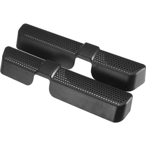 A pair of black 16 17 Touan MK2 motor car seat air conditioner air outlet protective covers