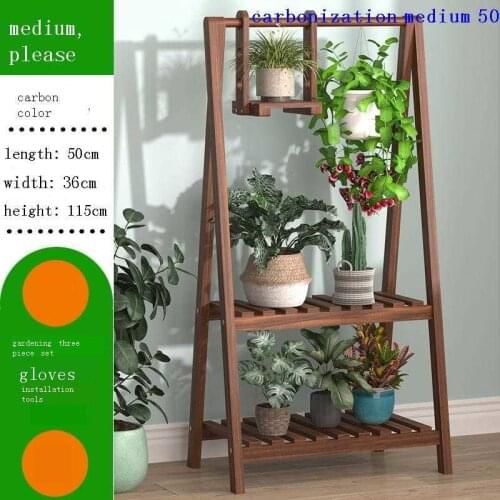Shelves Soporte Plantas Interior Escalera Decorativa Madera Rak Bunga For Indoor Plant Rack Balcony Shelf Outdoor Flower Stand