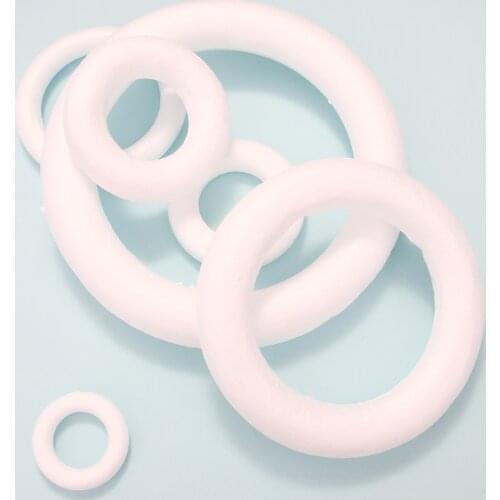 XMAS Polystyrene Styrofoam Foam Ring For Craft DIY Accessory Handmade Party Decorations