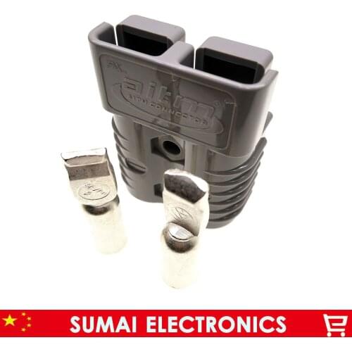 Gray Original New AITM SH175A 600V battery plug,175A UPS power connector for Forklift,Stacker,electrocar etc.CE ROHS,UL94VO