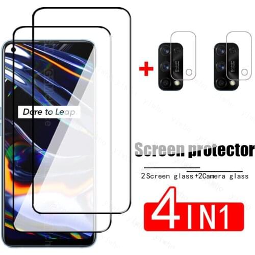 Full Cover Glass For Oppo Realme 7 Pro Screen Protector Tempered Glass On Opo Reame 7 Pro Phone Safety Camera Lens HD Glass Film