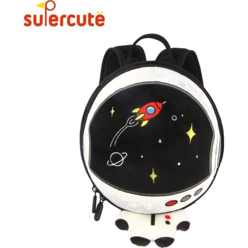SUPERCUTE cool 3D Space Astronaut kids backpack toddler & preschool backpacks kindergarten kids baby bag kids toy storage bag