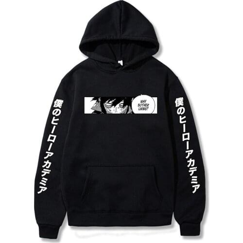 My Hero Academia Hoodies Mens Casual Fashion Sweatshirts Japanese Anime Dabi Hoodie Hip Hop Streetwear Male Tops Unisex