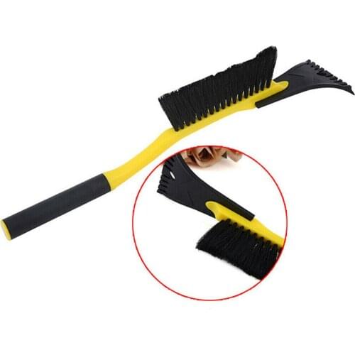 Remove Frost Car Windshield Ice Scraper Brush Ice Shovel Snow Scraper 2-in-1