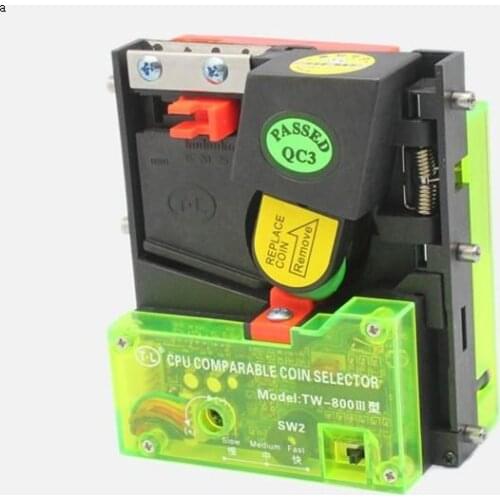 Vertical Advanced CPU comparable Coin selector TW800 vertical coin acceptor arcade accessories for coin operator arcede cabinet