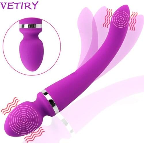 VETIRY 10 Speed Dildo Vibrator Magic Wand G-spot Massage Clitoris Vagina Stimulation Sex Toys for Women Masturbation