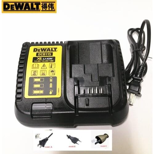 Charger DCB115 for DEWALT DCS373 DCH133 DCD996 DCD995 DCD991 DCD990 DCD796 DCD795 DCD790 DCD785 DCD777 DCD735 DCD730 DCF889