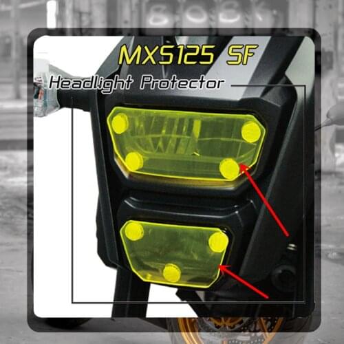 For HONDA MSX125 SF 2016 2017 2018 Motorcycle Front Headlight Screen Guard Lens Cover Shield Protector