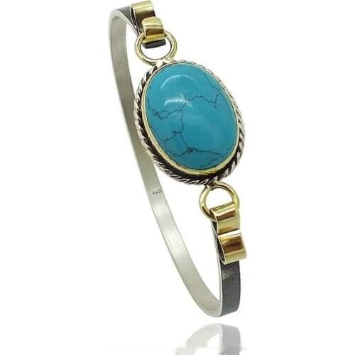 Silver Firüze Cubic Zirconia Authentic Lady Bracelet