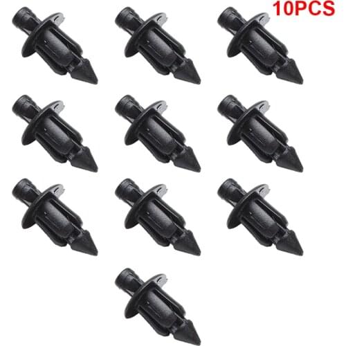 10Pcs Black Rivet Fairing Body Trim Panel Fastener Screw Clips For Honda ATV Motorcycle Accessories Parts Rivet Fairing Kit