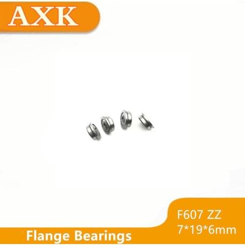 2019 Sale 10pcs F607zz 7*19*22*6*1.5mm F607 Ddrf-1970zz Rf1970zz Abec-3 Deep Groove Ball Bearing 7*19*6mm Miniature With Flange