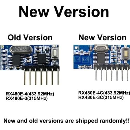 20 Pcs 433Mhz Wireless Remote Control Switch 4CH RF Relay EV1527 Encoding Learning Module For Light Relay Receiver