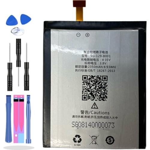 2350mAh/8.9Wh 3.8V SG-129-B001 Battery for SUGAR SS129 Mobile Cell Phone Rechargeable Li-polymer Battery