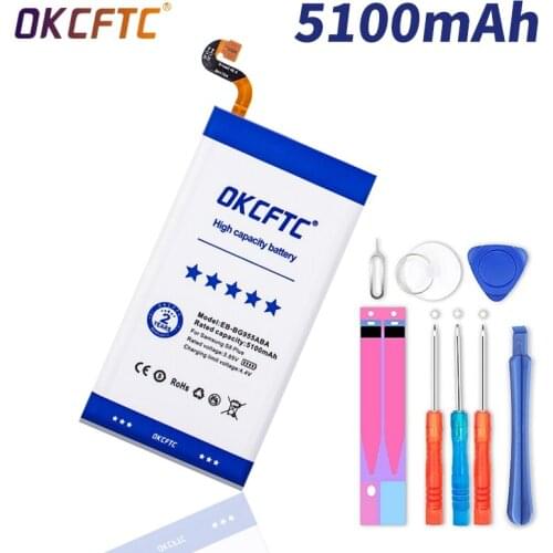 OKCFTC EB-BG955ABA EB-BG955ABE 5100mAh Battery For Samsung Galaxy S8 Plus+ G9550 G955 G955F/A G955T G955S G955P +Tools