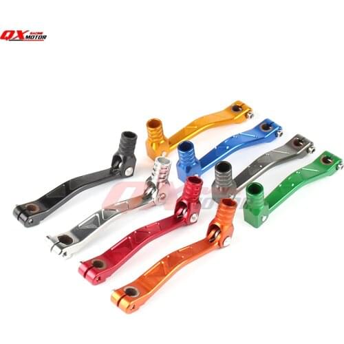 CNC Aluminum Gear Lever Shift Lever For KAYO BSE Apollo SSR SDG Pitsterpro Thumpstar 50 90 110 125 140 150 160cc Dirt Pit Bike