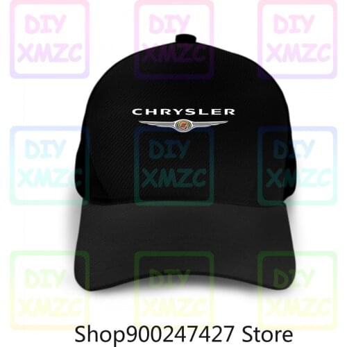 Chrysler Icon Mobiles Baseball Cap Logo Men Black Hats 100% Cotton Hats