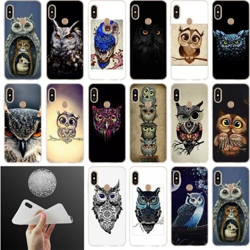 Animal Night Owl Lovely Soft Case Cover For Xiaomi Redmi 9a 8a 7a 6a 5a 4a 4x 6pro 6a K20 Pro 9at Bag