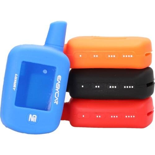 Bilchave 10pcs New Remote Control Car Key Fob Case Silicone Cover For E772AS / E9 Easycar Alarm Security LCD Key Protect