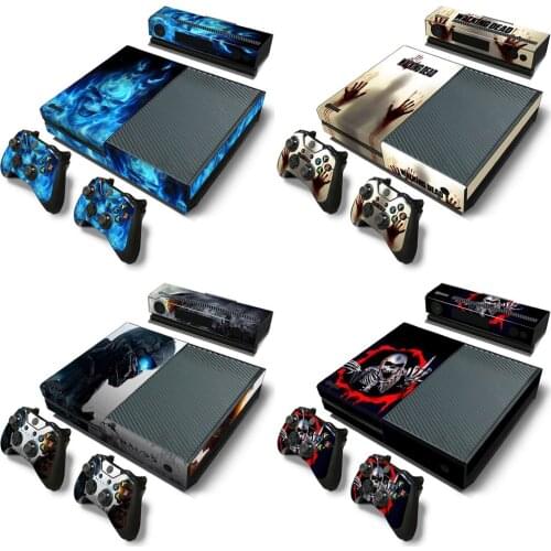 Hot Selling for XBOX One Console Skin Sticker Controller Shell + 2 Controllers+Kinect