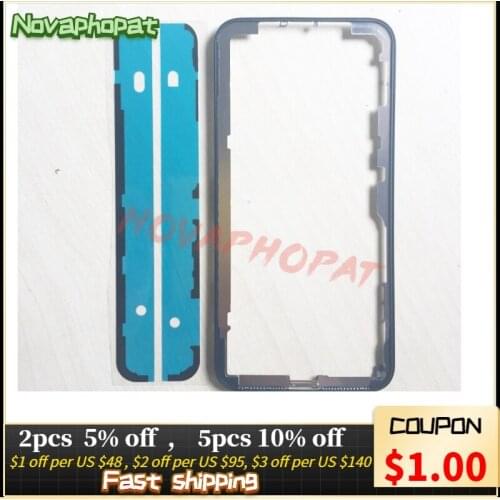Novaphopat 20Pcs/Lot For Iphone X LCD Display Frame Bezel Housing Middle Cover Front A Board Replacement + Tracking