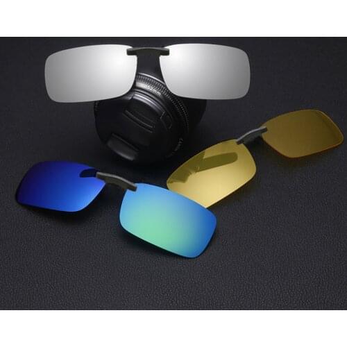 Men Women Retro Polarized Clip On Flip Style Sunglasses UV400 Flip Style Polarized Fishing Eyewear Driving Goggles Sun Glasses