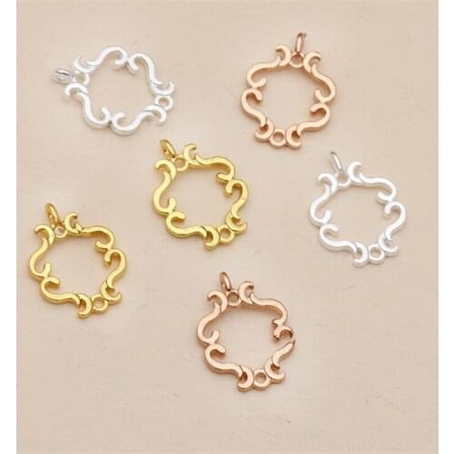 SIXTY TOWFISH 20 Pieces Jewelry Accessories Alloy 14*20 mm Pendant Charms