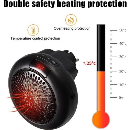 Portable Heater Household Home Plug In Small Heater with Remote Control Office Dorm Heating SCIE999