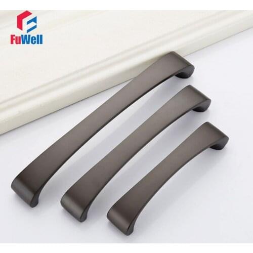 Cabinet Handle 96/128/160mm Hole Pitch Zinc Alloy Drawer Knobs Hardware Furniture Door Handle Pulls Kitchen Cupboard Handle