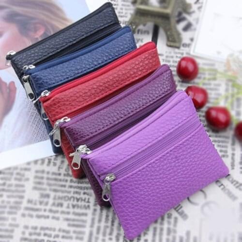 Thin Mini Wallet Mens Small Wallet Business PU Leather Wallets High Quality Coin Purse Credit Card Holder Wallets
