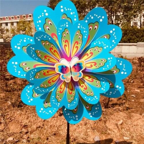 Insect Windmill Wind Spinner Bee Butterfly Kids Children Toys Outdoor Traditional Toy Garden Party Decoration Gifts